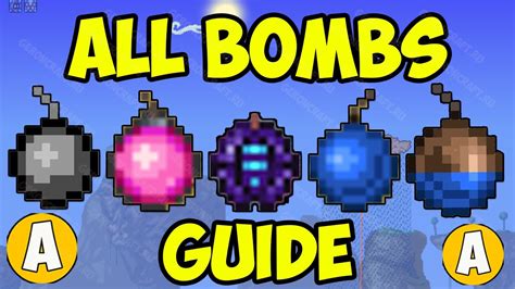This detonation causes area-effect damage and destroys blocks, walls, and other placeable objects within the radius of an explosion. . Bombs terraria